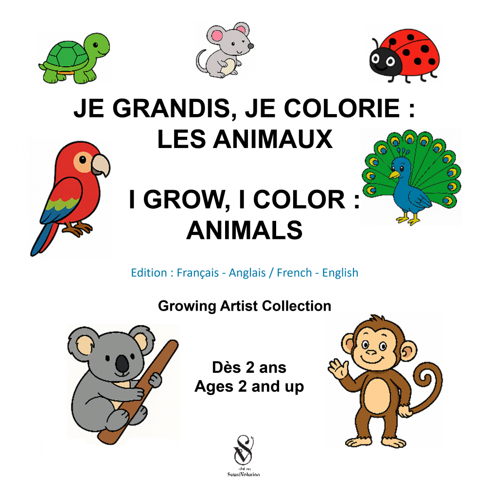 Livre de coloriage bilingue français–anglais pour enfants